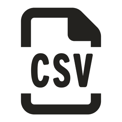 CSVカスタムダウンロードアイコン